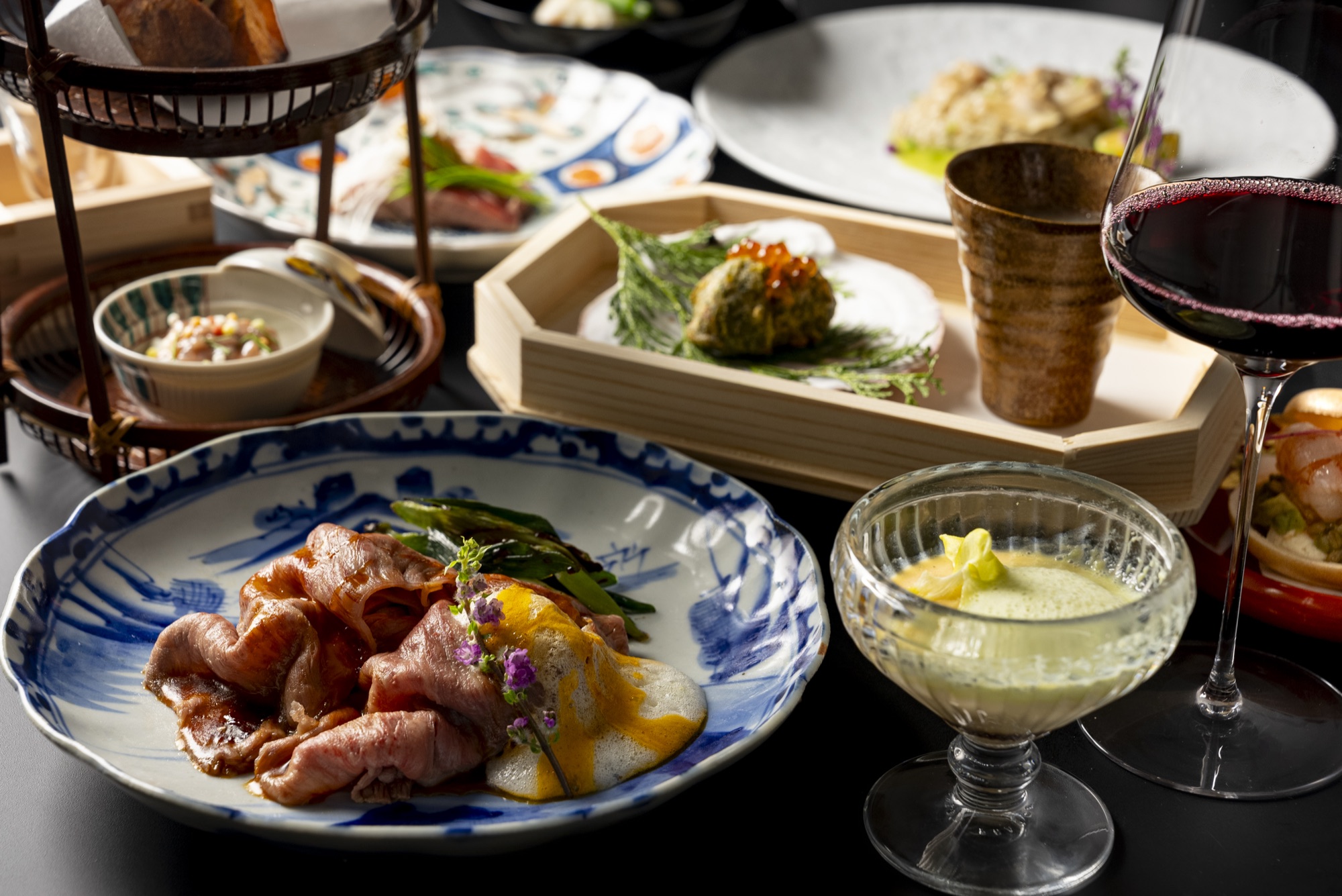INAI のコース料理